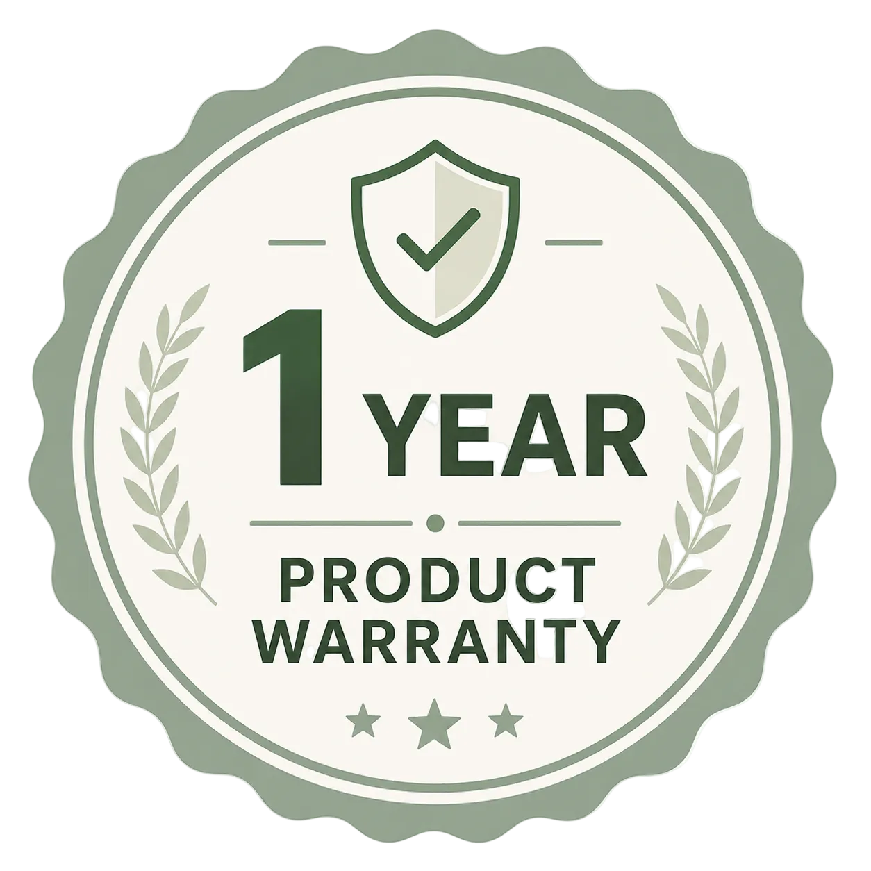 1-Year Product Warranty